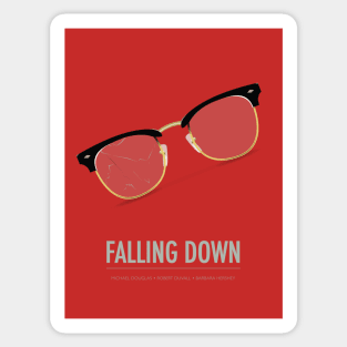 Falling Down - Alternative Movie Poster Sticker